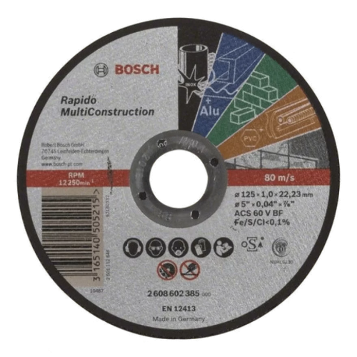 Disc abraziv Bosch UNIVERSAL MULTICONSTRUCT Ø125x1mm