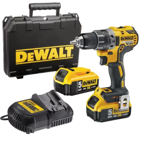 Masina de gaurit/infiletat cu 2 acumulatori DeWalt DCD791P2