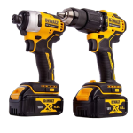 Set 2 scule cu 2 acumulatori DeWalt DCK2062M2T