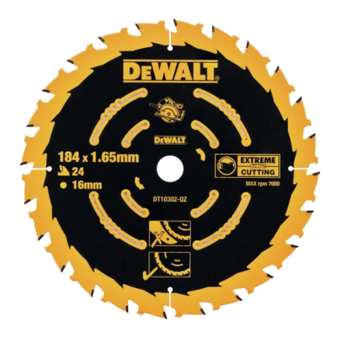 Panza de circular pentru lemn 184mm DeWalt DT10302 24T