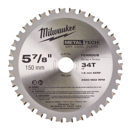 Panza de circular pentru metal 150mm Milwaukee Z34