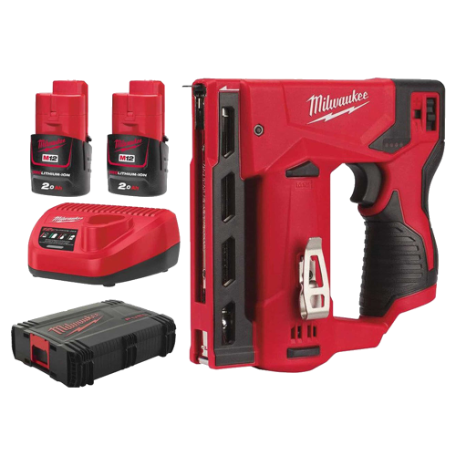 Capsator electric cu 2 acumulatori Milwaukee M12 BST-202X