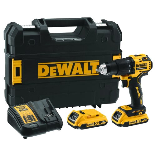 Masina gaurit cu percutie DeWalt DCD709D2T cu 2 acumulatori