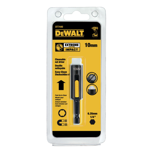 Cheie 10mm tubulara 1/4 DeWalt DT7440