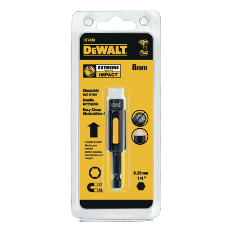 Cheie 8mm tubulara 1/4 DeWalt DT7430