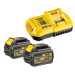 Set incarcator si 2 acumulatori XR FlexVolt DeWalt DCB118T2T