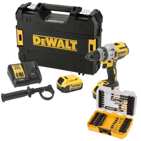 Masina de gaurit si infiletat cu 2 acumulatori DeWalt DCD991P2DT