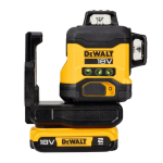 Nivela laser cu linii cu 1 acumulator DeWalt DCLE34031D1