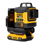 Nivela laser cu linii cu 1 acumulator DeWalt DCLE34031D1