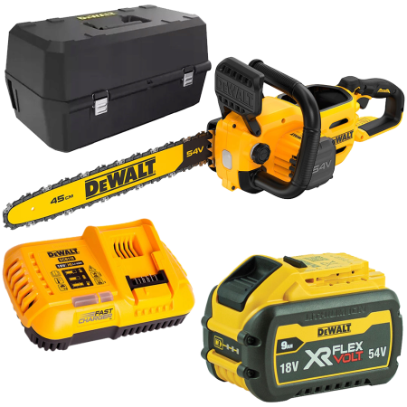 Motofierastrau cu 1 acumulator 54V DeWalt DCMCS574X1