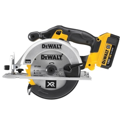 Fierastrau circular cu 2 acumulatori DeWalt DCS391M2 de mana manual