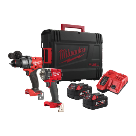 Set 2 scule cu acumulator Milwaukee M18 FPP2B3-502X