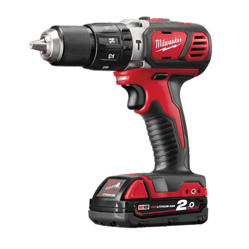 Masina de gaurit cu percutie cu 2 acumulatori Milwaukee M18 BPD-202C autofiletanta bormasina surubelnita cu acumulator