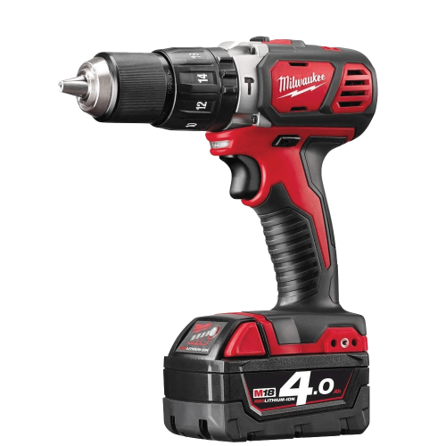 Masina de gaurit cu percutie cu 2 acumulatori Milwaukee M18 BPD-402C autofiletanta bormasina surubelnita cu acumulator