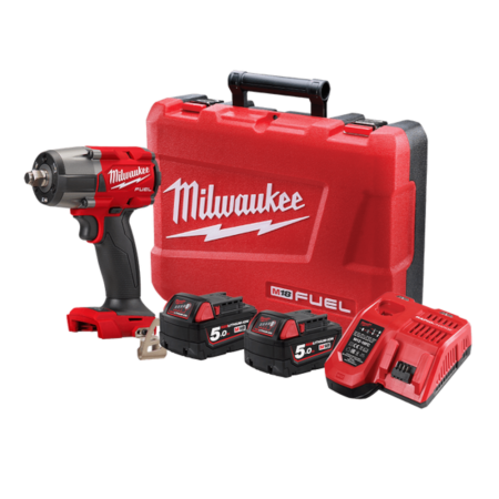 Masina de insurubat cu impact cu 2 acumulatori Milwaukee M18FMTIW2F12-502X