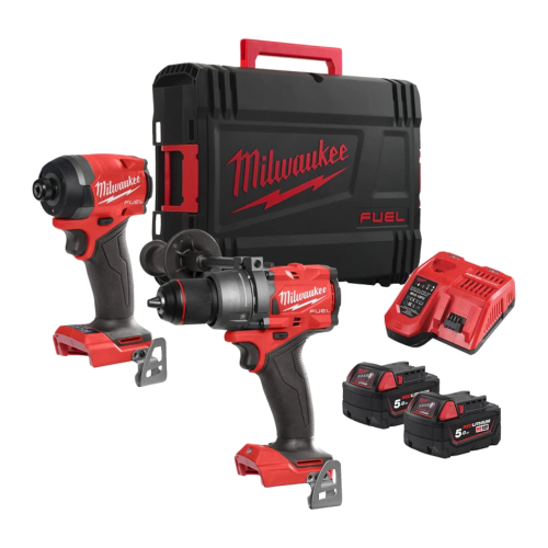 Set 2 scule cu 2 acumulatori Milwaukee M18 FPP2A3-502X