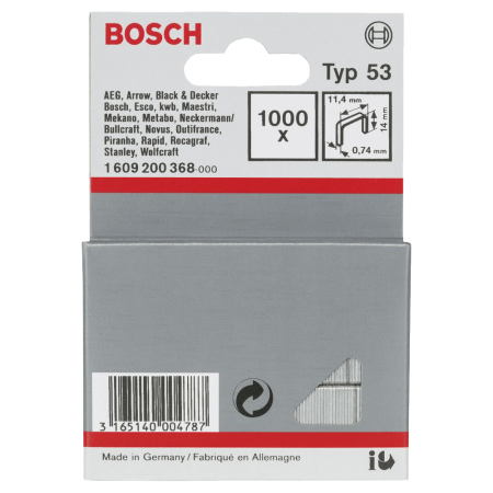 Set 1000 capse din sarma fina tip 53 Bosch 14mm