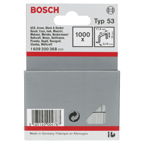 Set 1000 capse din sarma fina tip 53 Bosch 14mm