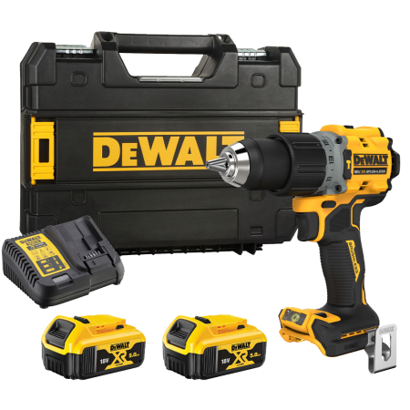 Masina de gaurit/infiletat cu percutie cu 2 acumulatori DeWalt DCD805P2T