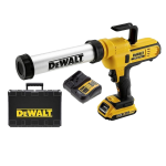 Pistol de lipit tip cartus cu 1 acumulator DeWalt DCE580D1