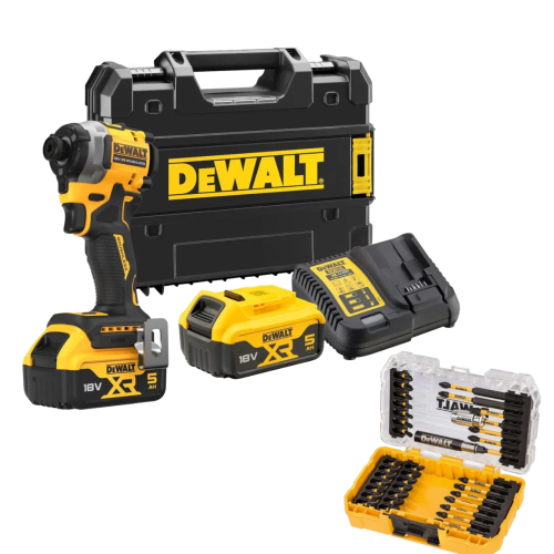 Masina de insurubat cu impact cu 2 acumulatori DeWalt DCF850P2DT