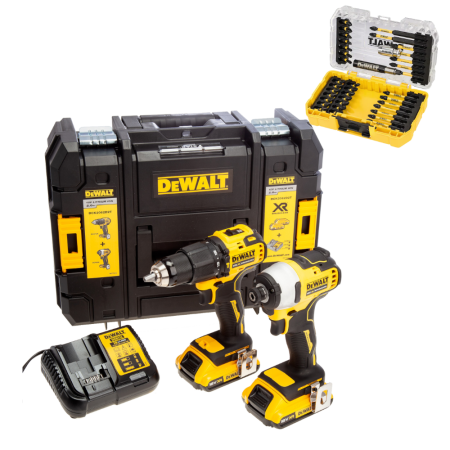 Set 2 scule cu acumulatori DeWalt DCK2062D2DT