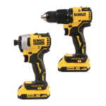 Set 2 scule DeWalt DCK2062D2T