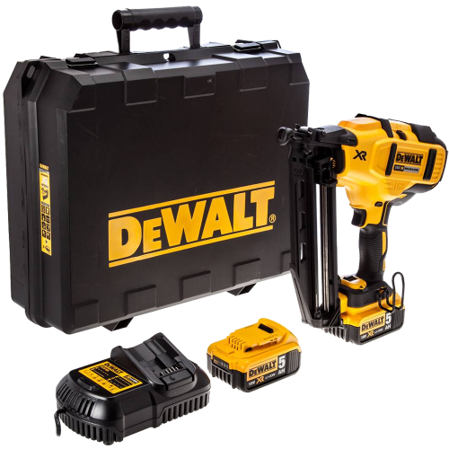 Pistol de batut cuie cu 2 acumulatori DeWalt DCN660P2