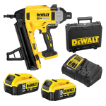 Pistol de batut cuie cu 2 acumulatori DeWalt DCN890P2