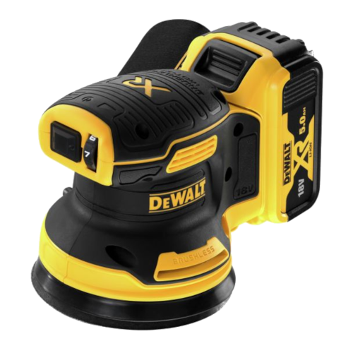 Slefuitor orbital cu excentric cu 2 acumulatori DeWalt DCW210P2