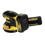 Slefuitor orbital cu excentric cu 2 acumulatori DeWalt DCW210P2