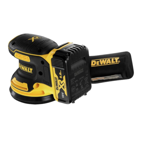 Slefuitor orbital cu excentric cu 2 acumulatori DeWalt DCW210P2