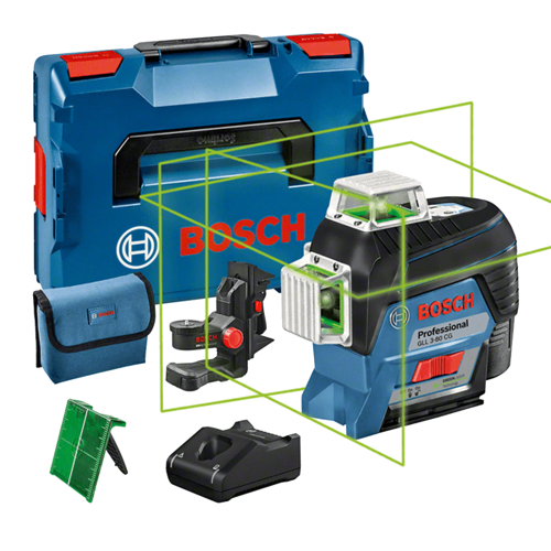 Nivela laser cu linii verzi Bosch GLL 3-80 CG