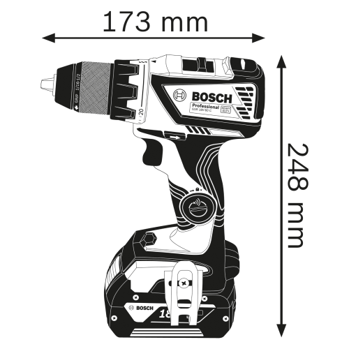 Masina de gaurit/infiletat fara acumulator Bosch GSR 18V-60 C