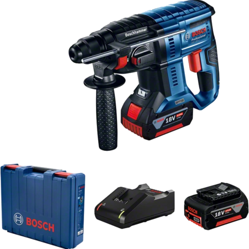 Ciocan rotopercutor SDS-Plus cu 2 acumulatori Bosch GBH 180-Li