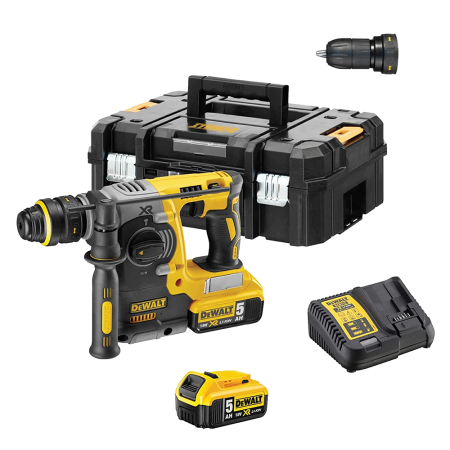 Ciocan rotopercutor cu 2 acumulatori DeWalt DCH274P2