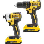 Set Dewalt DCK2059D2T + Cutie de transport TSTAK