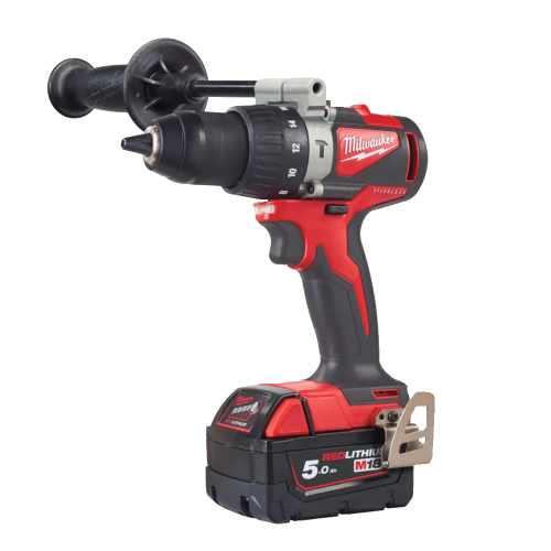 Masina de gaurit cu percutie cu 2 acumulatori Milwaukee M18 BLPD2-502X