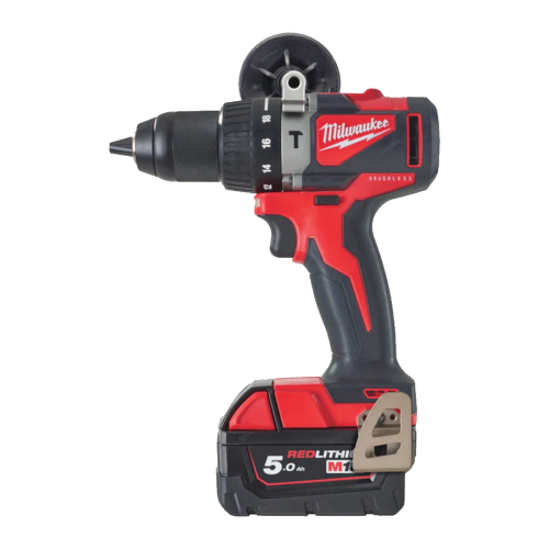 Masina de gaurit cu percutie cu 2 acumulatori Milwaukee M18 BLPD2-502X