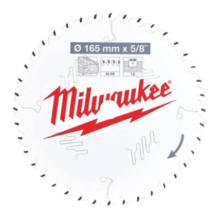Panza de circular pentru lemn 165mm Milwaukee Z40