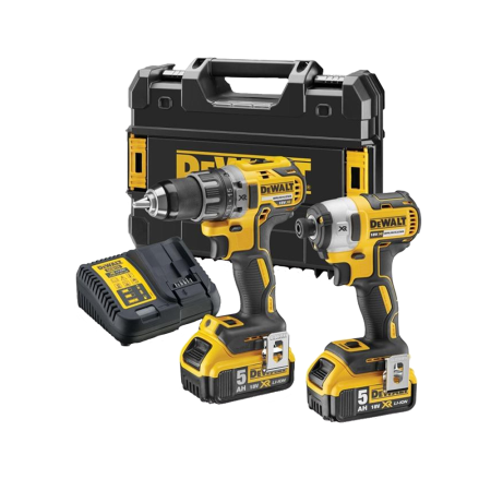 Set 2 masini de gaurit cu acumulatori Dewalt DCK268P2T