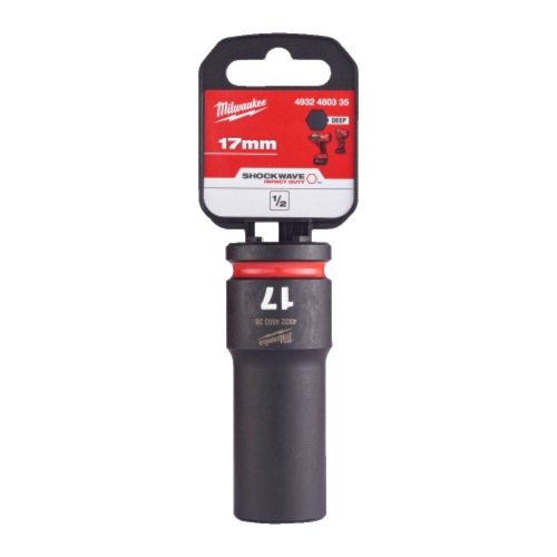 Cheie tubulara lunga de impact 17mm de 1/2 Milwaukee Shockwave