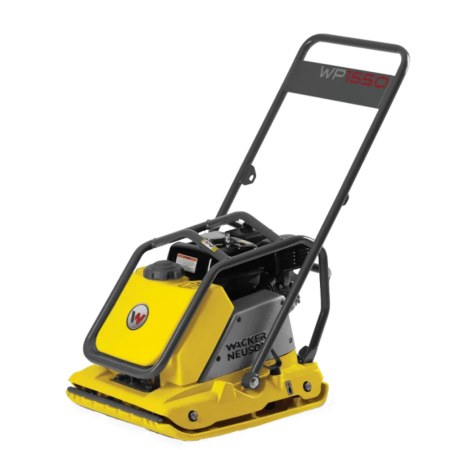 Placa compactoare unidirectionala pe benzina Wacker-Neuson WP 1550 AW