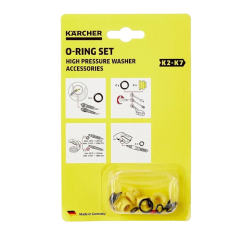 Set 16 O-Ringuri si 4 tampoane pentru curatitoare cu inalta presiune K2/K7 Karcher