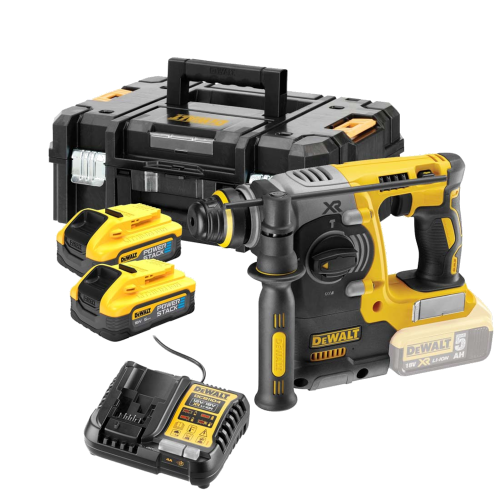 Ciocan rotopercutor cu 2 acumulatori DeWalt DCH273H2T