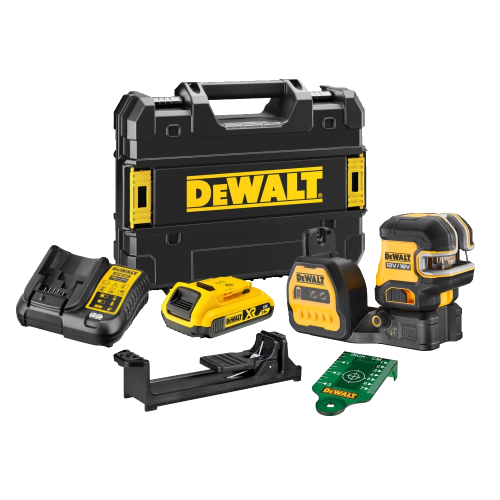 Nivela laser cu linii si puncte DeWalt DCE822D1G18