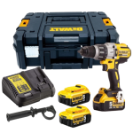 Masina de gaurit cu percuție cu 3 acumulatori DeWalt DCD996P3