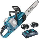 Motofierastrau cu 2 acumulatori Makita DUC353PG2 lama 35cm