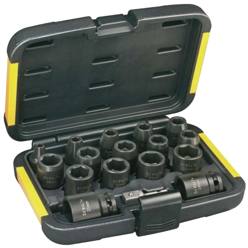 Set 17 chei tubulare impact 1/2 DeWalt DT7506