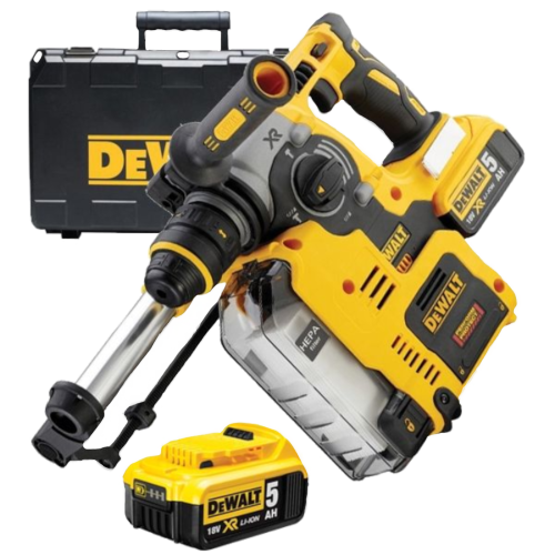 Ciocan rotopercutor cu 2 acumulatori DeWalt DCH274P2DT